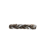 Pulsera Budista Trenzada (Silver / Black / Dark Silver)