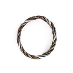 Pulsera Budista Trenzada (Silver / Black / Dark Silver)