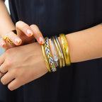 Pulsera Budista Yantra Gold