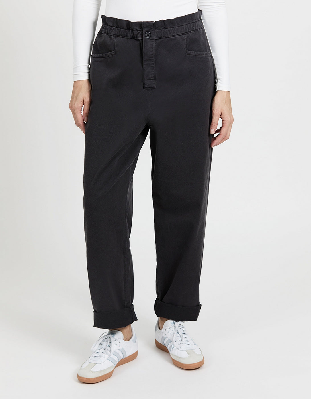 Pantalon Tapered Brady - Carbone - Femme