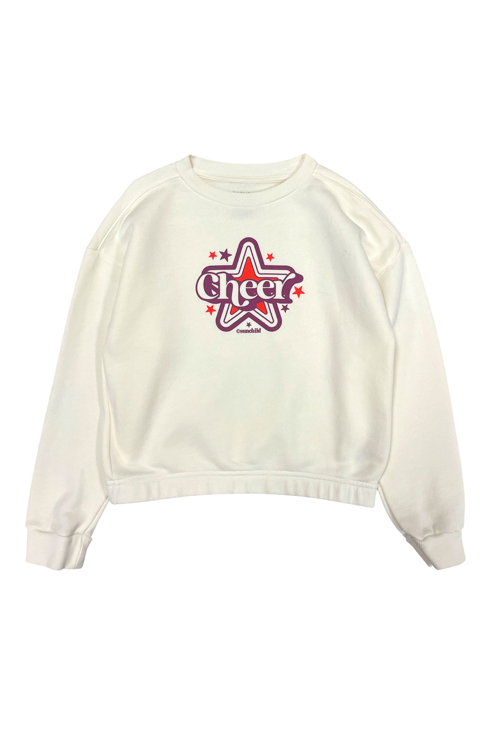 Sweat Fille - Branco Cheer - Milk