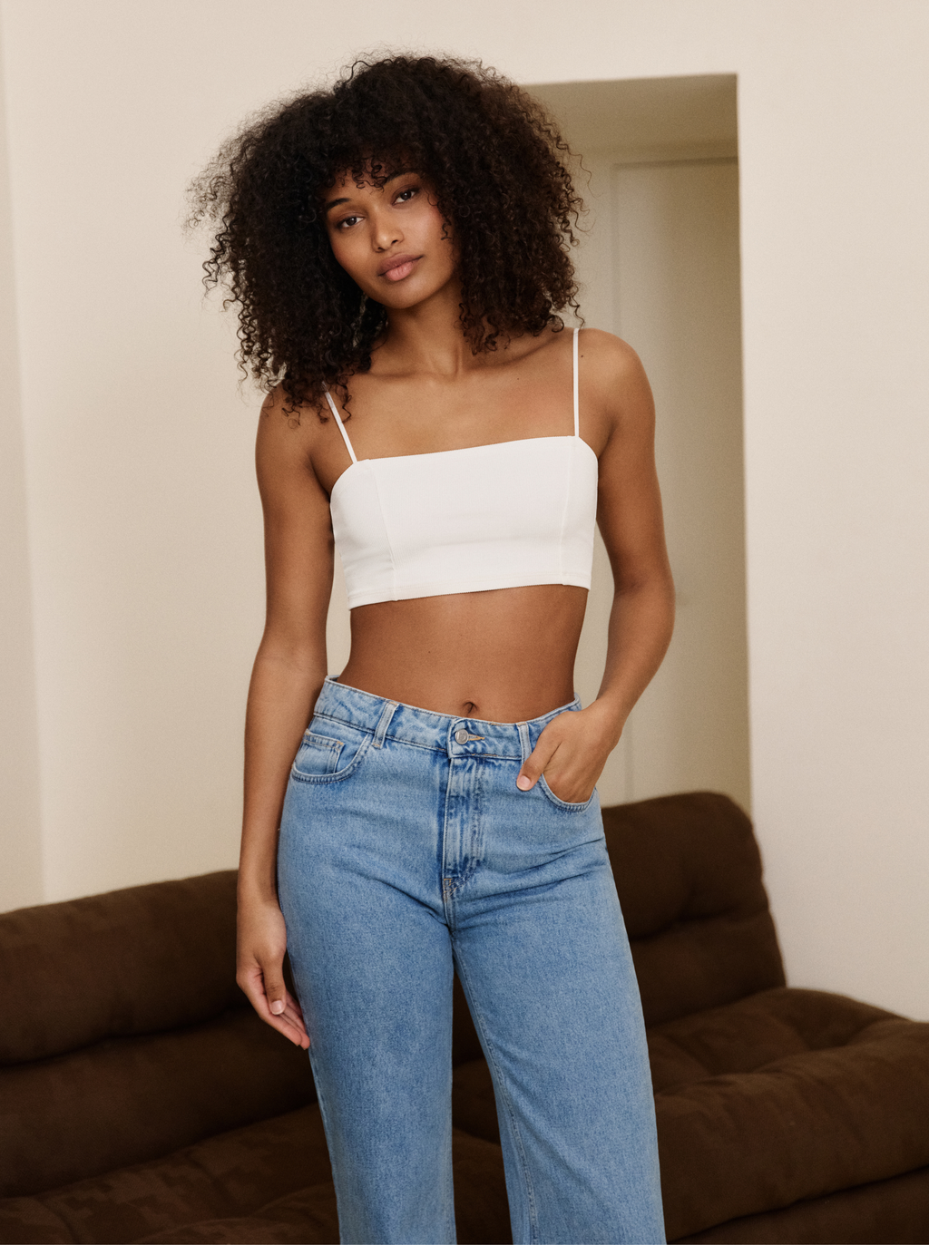 Bralette recto blanco