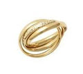 “Perfect Connection” Ring 375/1000 Yellow Gold