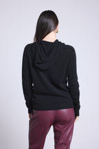 Sudadera Con Capucha Brigitte - Negro - Mujer