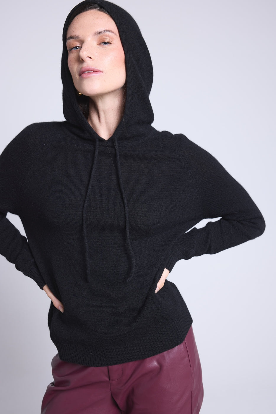 Sudadera Con Capucha Brigitte - Negro - Mujer