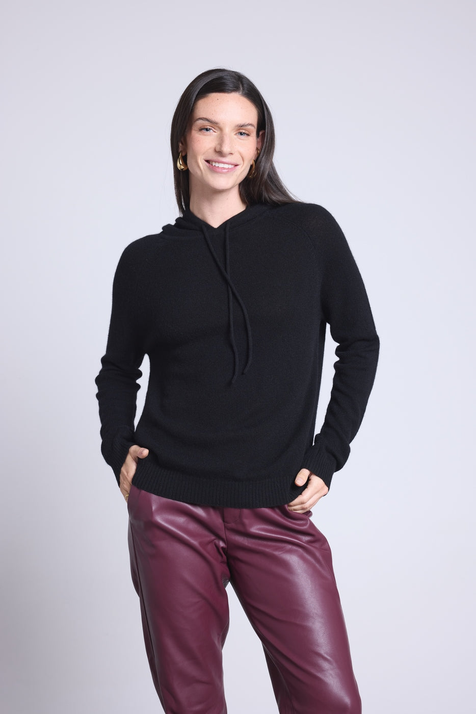 Sudadera Con Capucha Brigitte - Negro - Mujer
