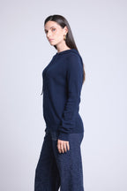 Sudadera con capucha Brigitte - Azul Marino - Mujer