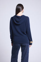 Sudadera con capucha Brigitte - Azul Marino - Mujer