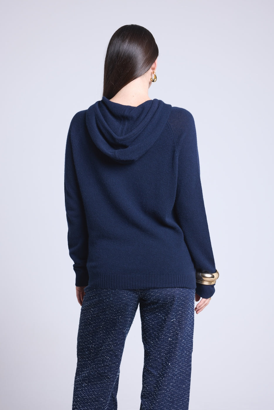 Sudadera con capucha Brigitte - Azul Marino - Mujer