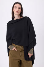 Poncho Brise - Noir - Femme