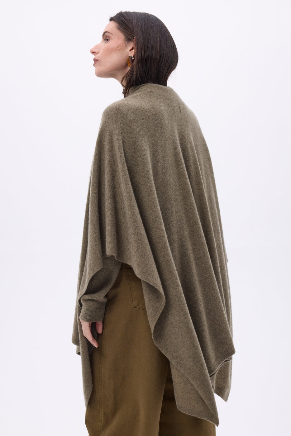 Poncho Brise - Khaki Chine - Femme