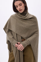 Poncho Brise - Khaki Chine - Femme