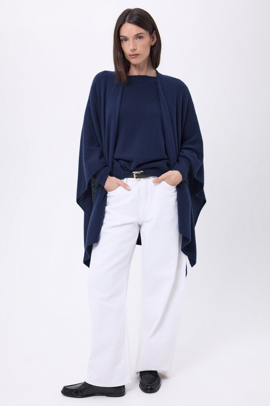 Poncho Brise - Bleu Marine - Femme
