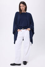 Poncho Brise - Bleu Marine - Femme