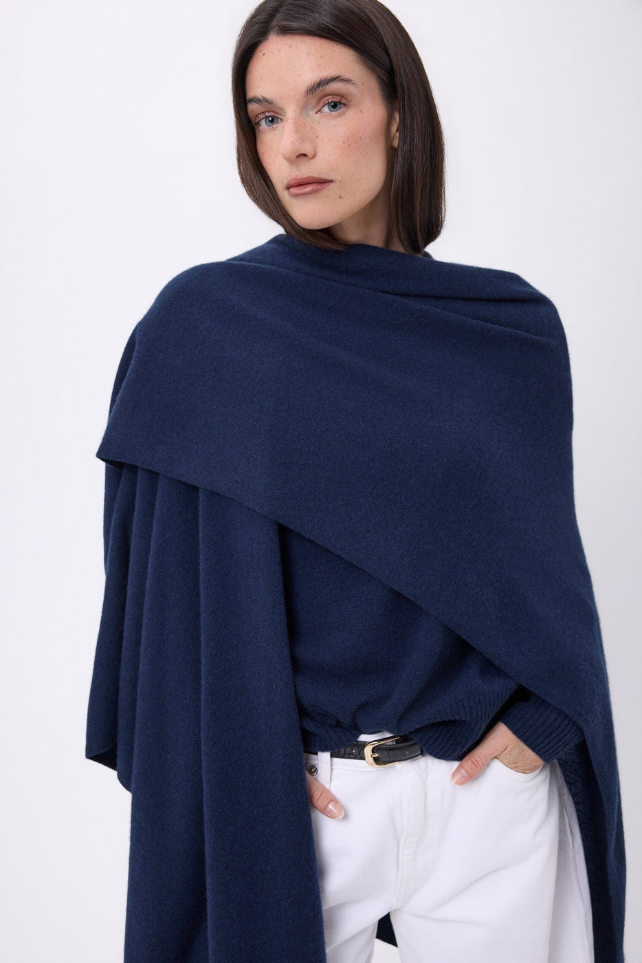 Poncho Brise - Bleu Marine - Femme