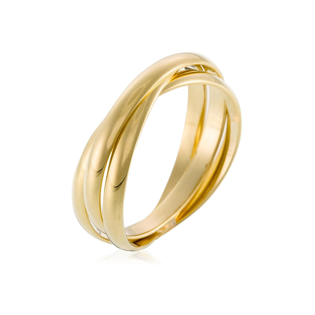 Anillo “Saturna” Oro amarillo 375/1000