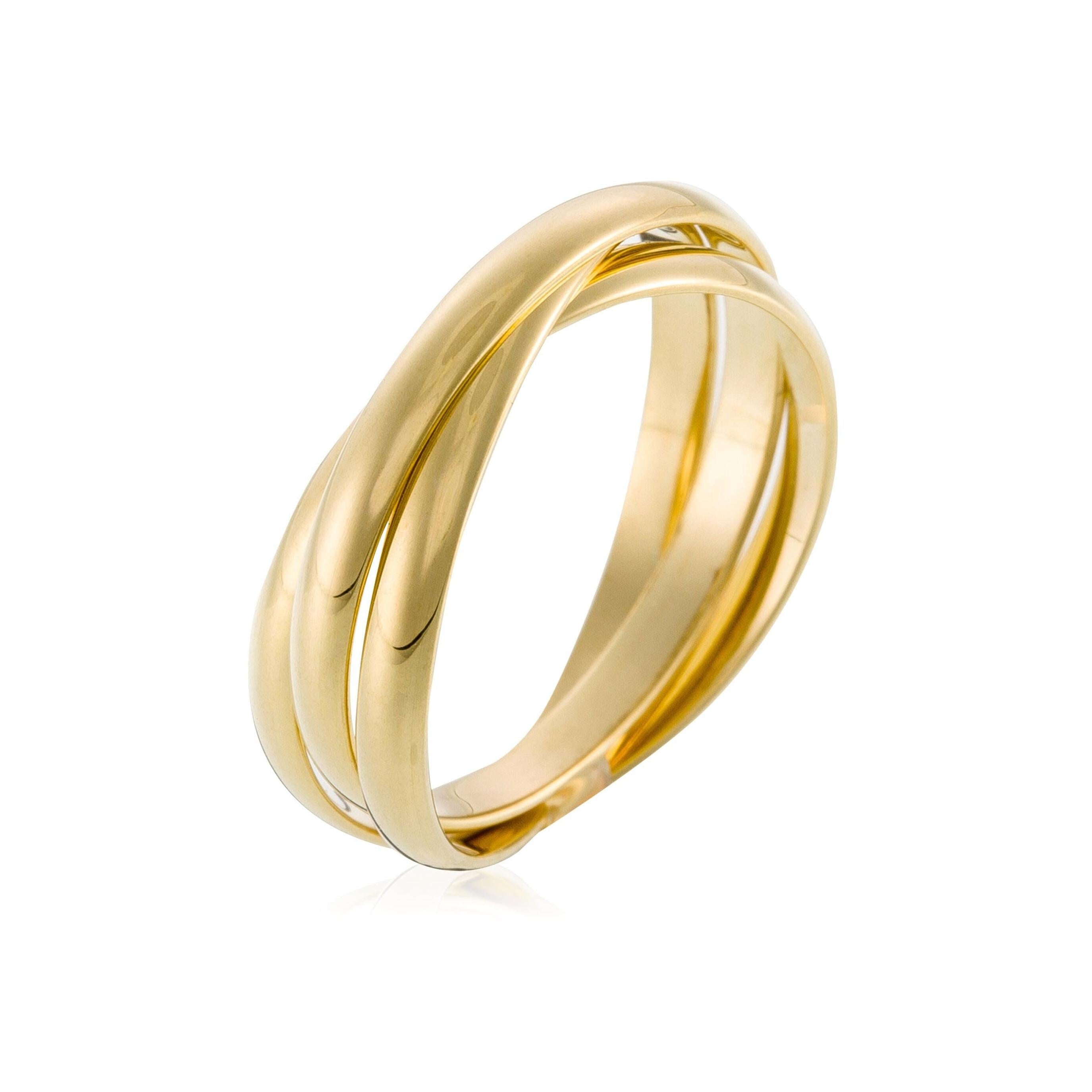 Anillo “Saturna” Oro amarillo 375/1000