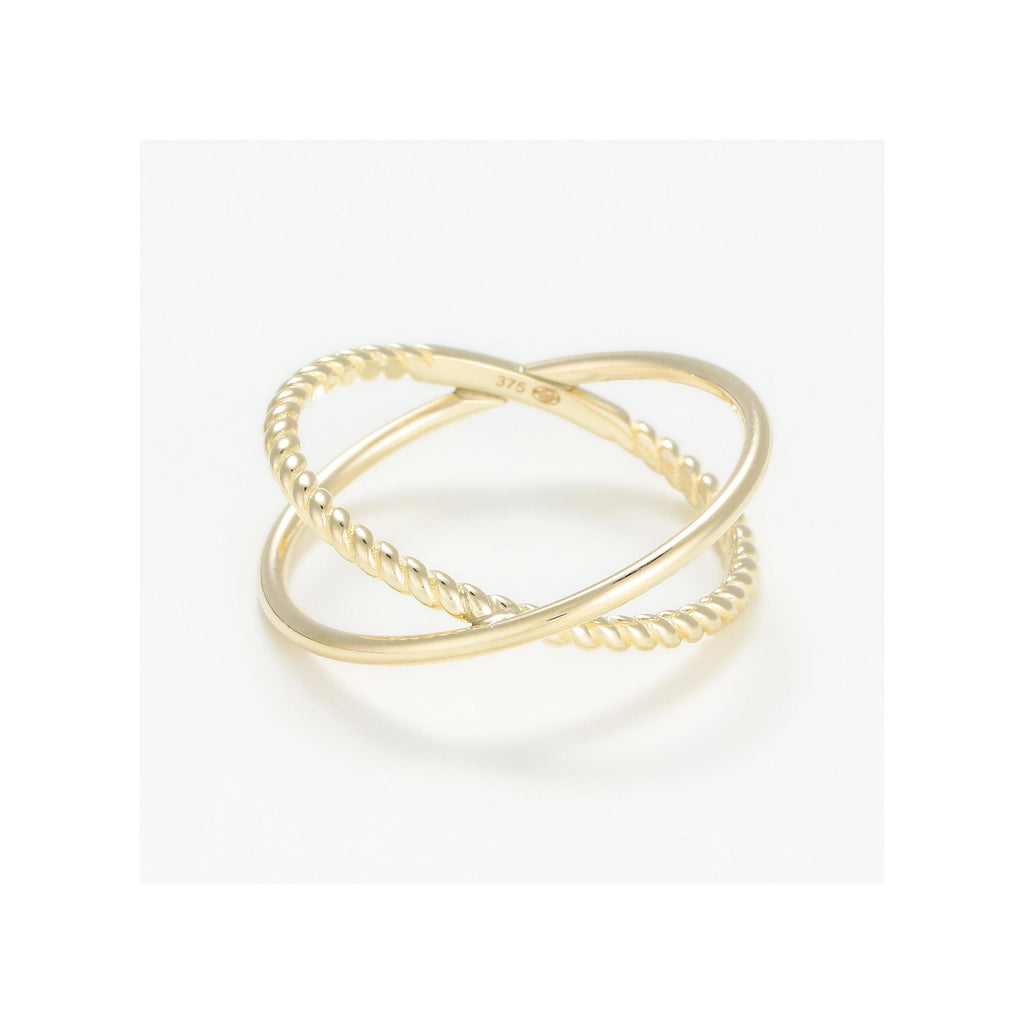 “Neptune” Ring 375/1000 Yellow Gold