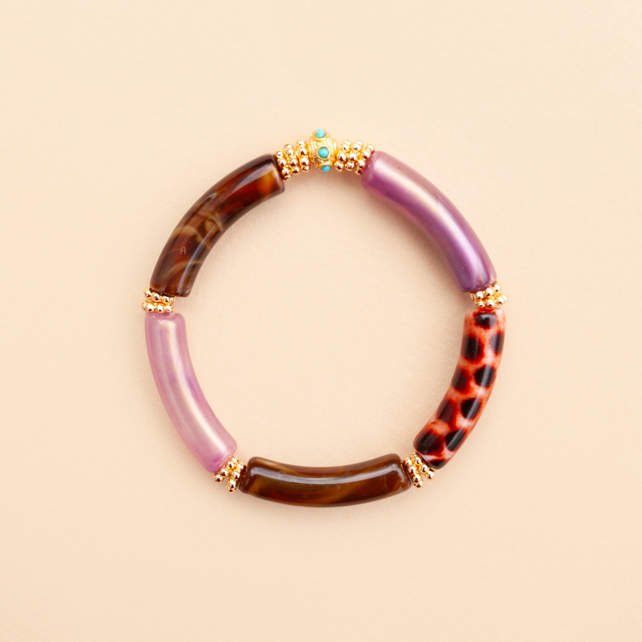 Bracelet Juhu - Brown Rose