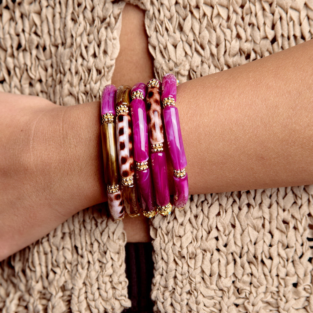 Bracelet Juhu - Brown Grenat