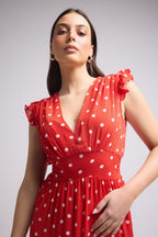 Long Dress - Bruna - Red