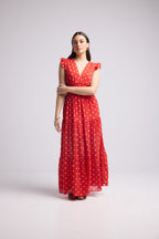 Long Dress - Bruna - Red