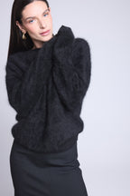 Jersey Oversize Cachemire Cepillado Brushy - Negro - Mujer