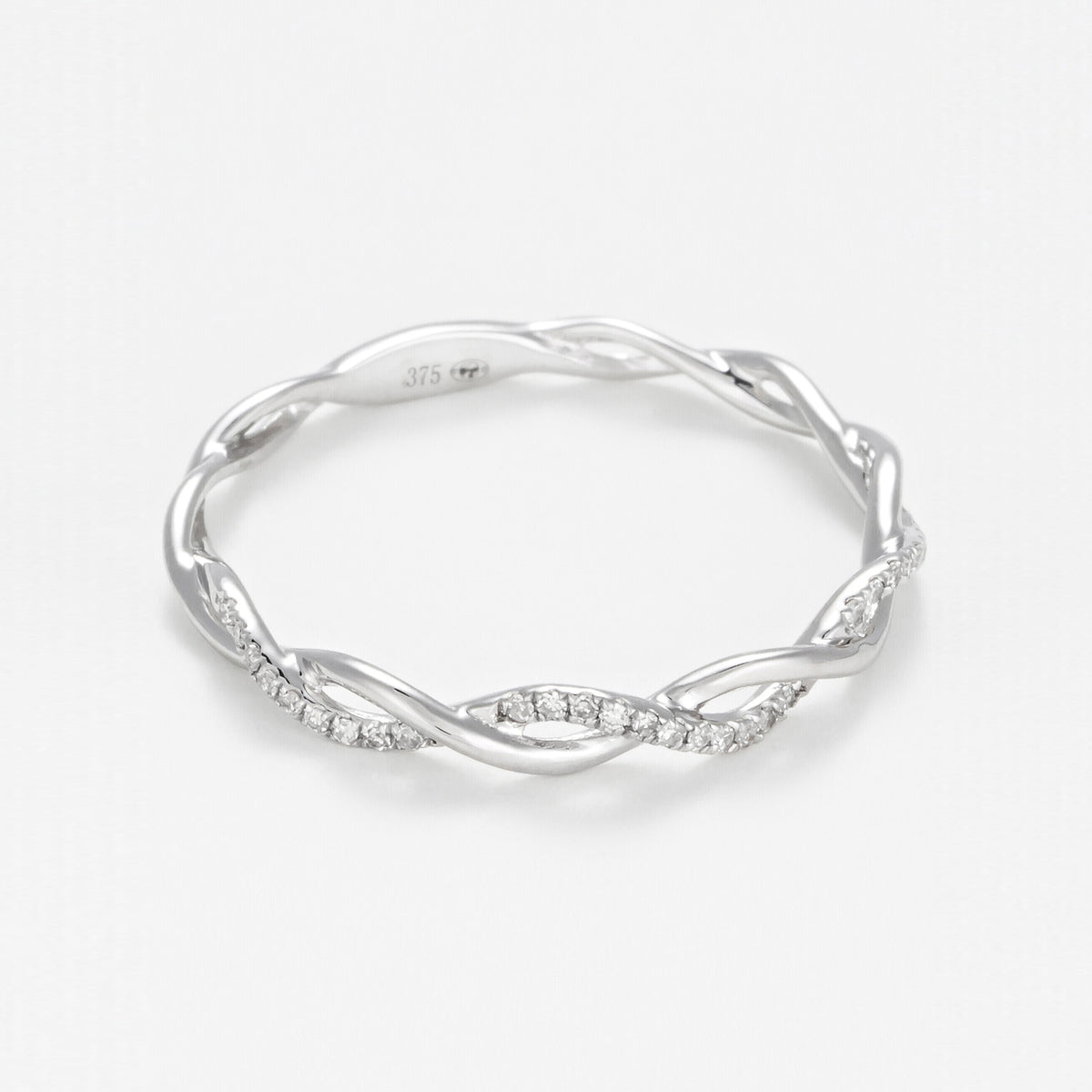 Bague "Entortillement" Diamant 0,06Cts/29