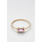 Bague "Darcy" - Or Jaune 375/1000, Semiprecious St Et Zirconium