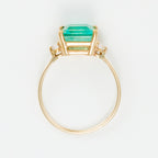 "Hope 0.5Ct/1" Ring - 375/1000 Yellow Gold And Blue Quartz/Topaz