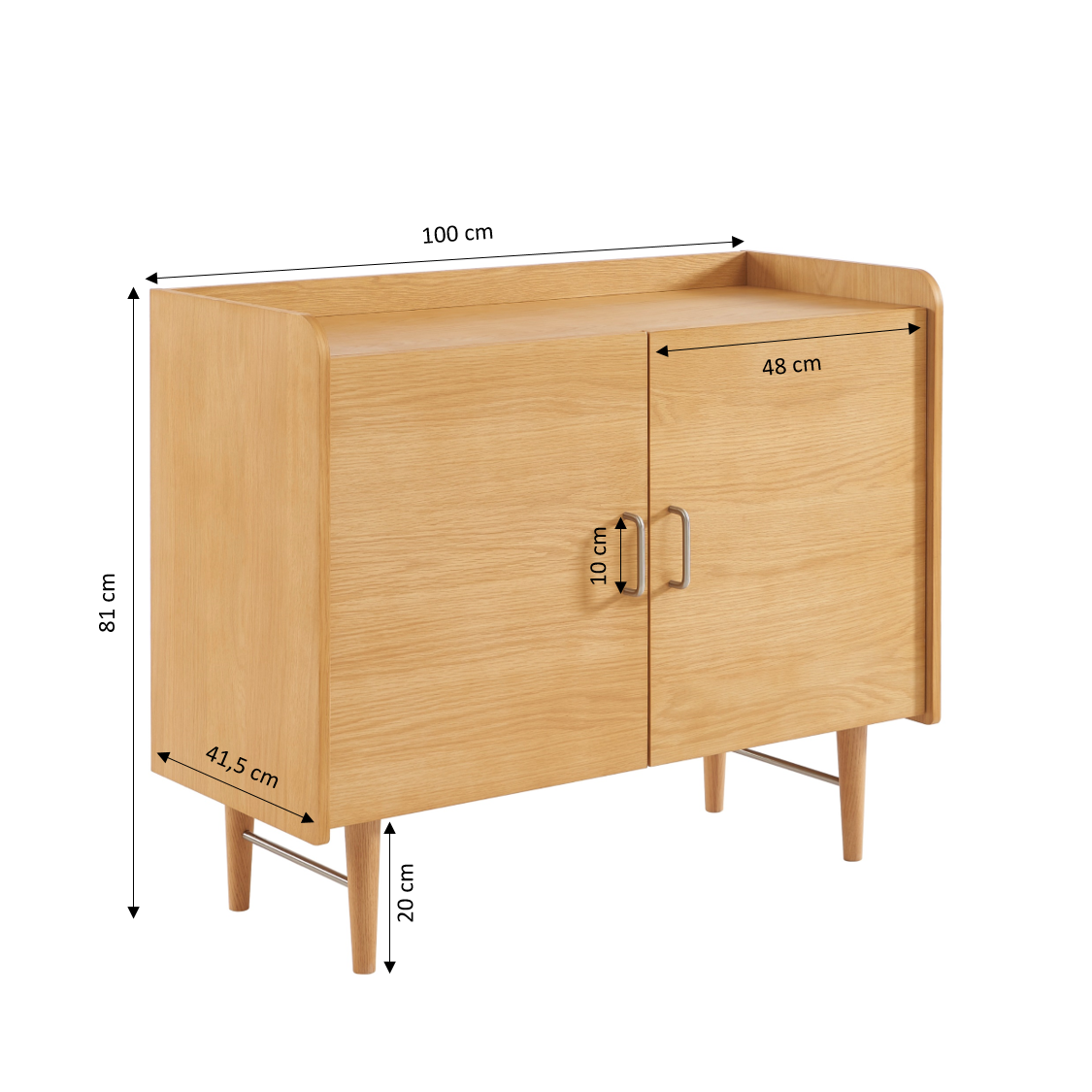 Twiggy - Sideboard - Oak Veneer