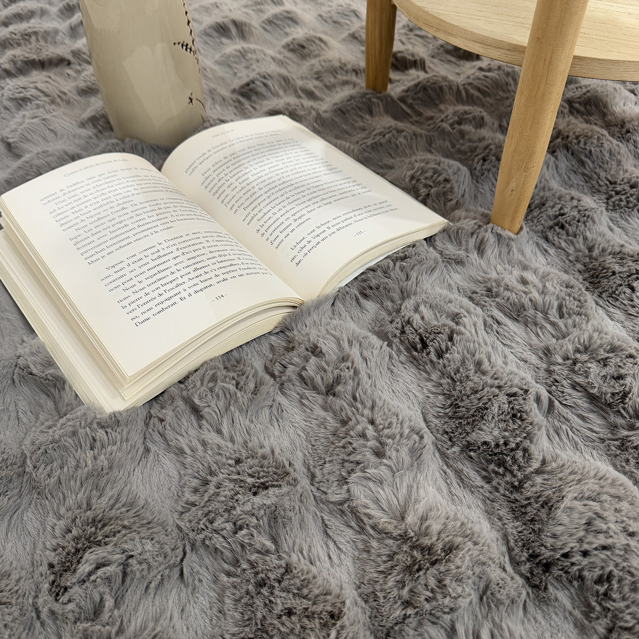 Bubble - Tapis D'Intérieur - Polyester - Anthracite