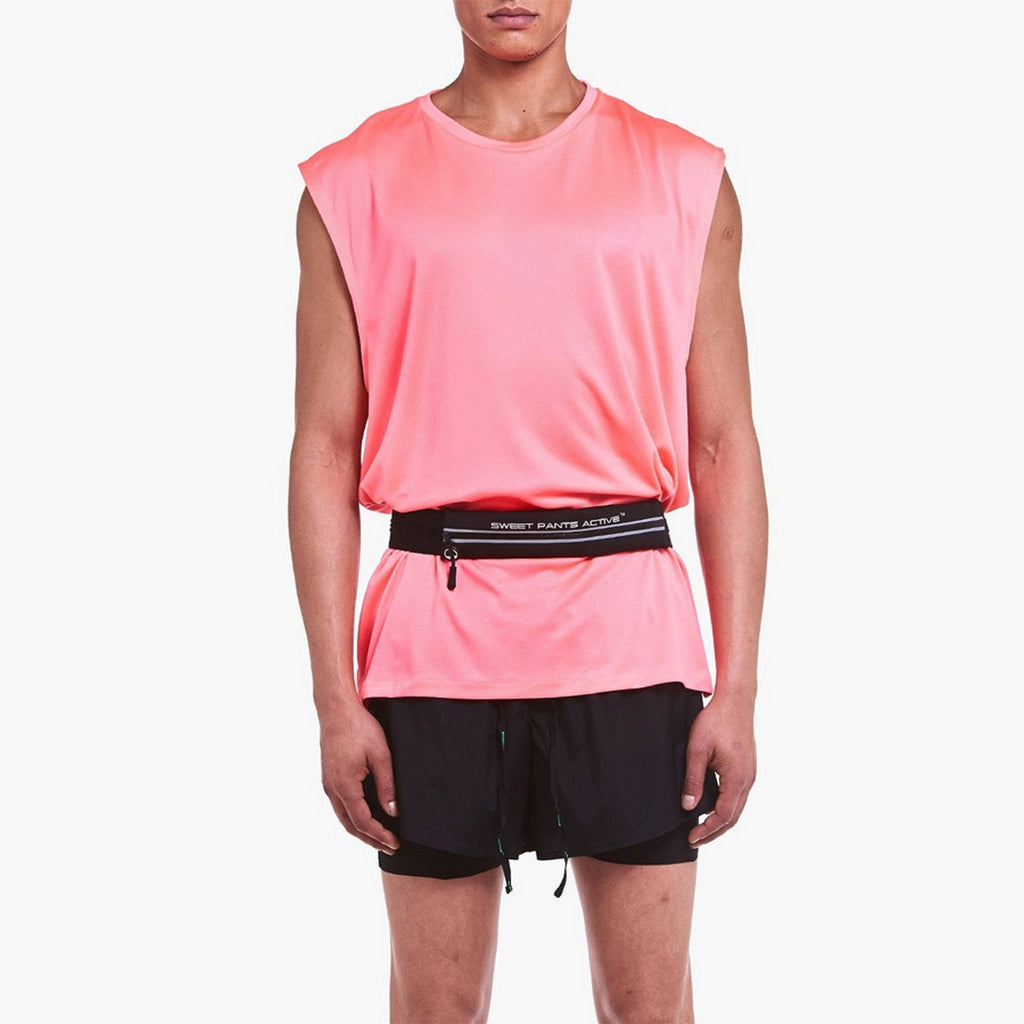 Burpees 17 Vest Top - Neon Pink - Men