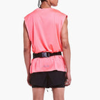 Burpees 17 Vest Top - Neon Pink - Men