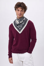 Small Butterfly Bandana - Black - Men