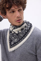 Small Butterfly Bandana - Black - Men