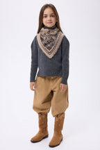Petit Bandana Butterfly - Beige Creme - Enfant