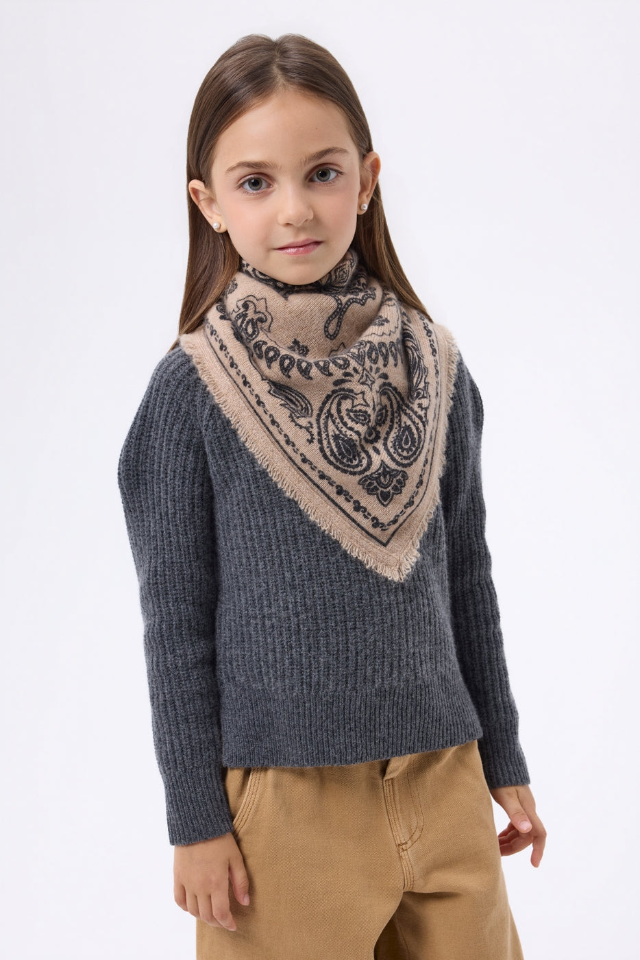 Petit Bandana Butterfly - Beige Creme - Enfant