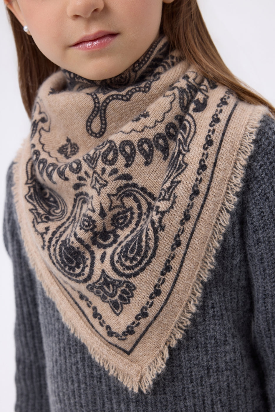 Petit Bandana Butterfly - Beige Creme - Enfant