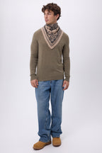 Bandana pequeño Butterfly - Beige crema - Hombre