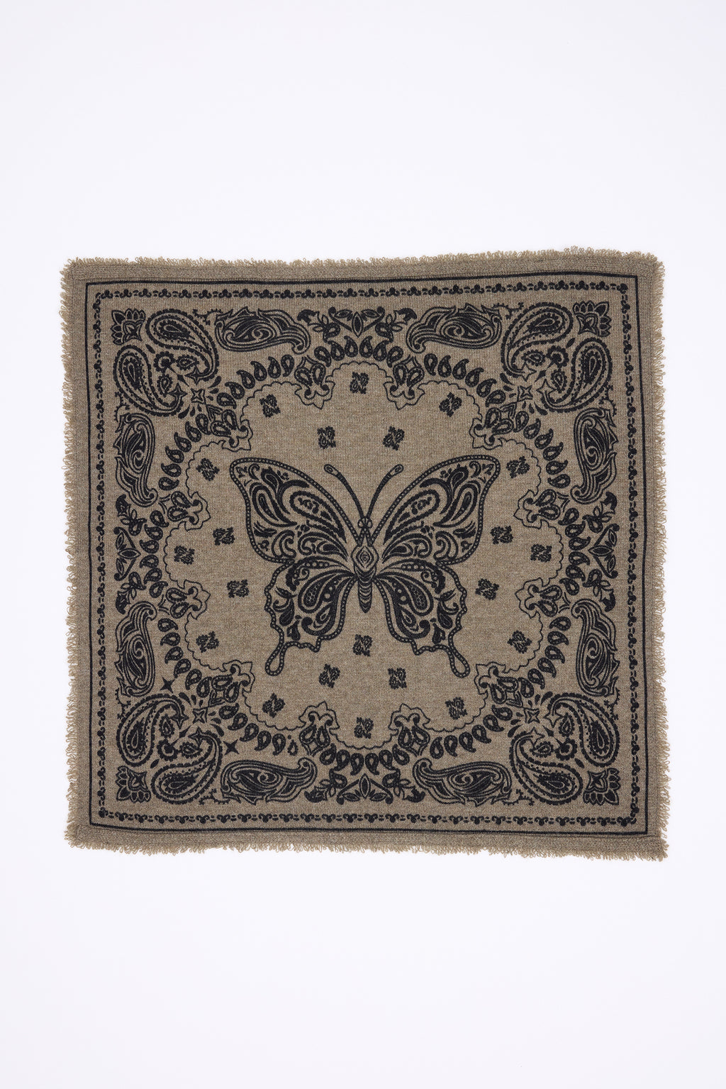 Bandana pequeño Butterfly - Caqui jaspeado - Mujer