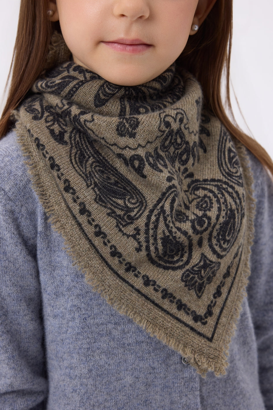 Petit Bandana Butterfly - Khaki Chine - Enfant