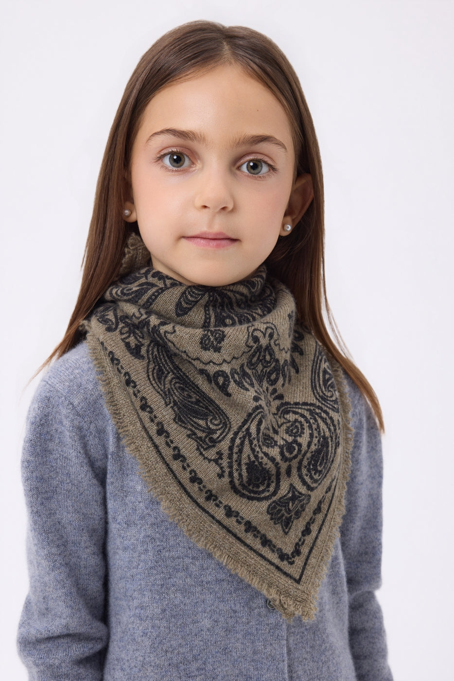 Petit Bandana Butterfly - Khaki Chine - Enfant