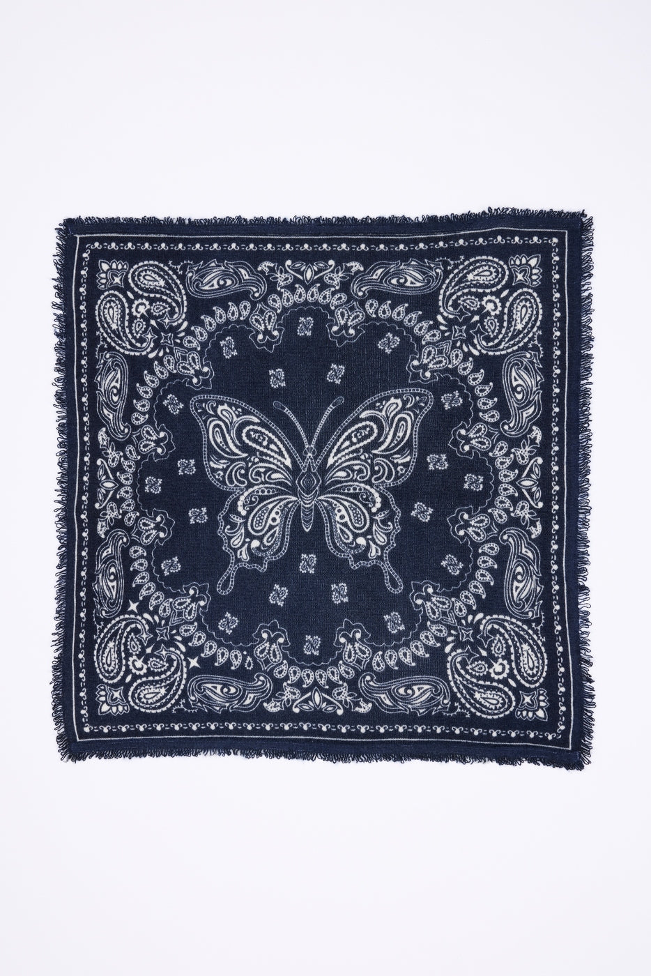 Bandana pequeño Butterfly - Azul marino - Mujer