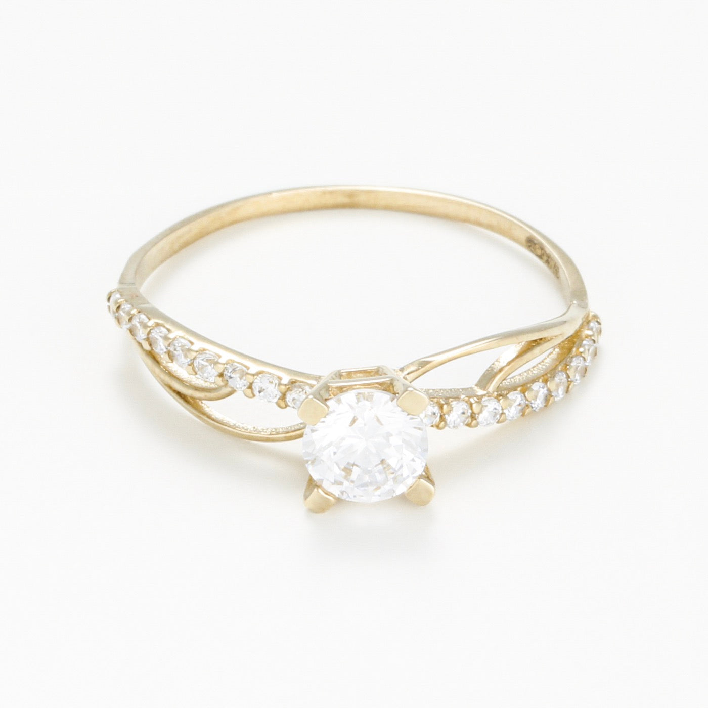 Anillo “Coup De Foudre” – Oro amarillo 375/1000