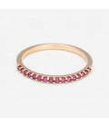 Bague "Color Alliance Rhodolite" - Rh0,28/16 - Or Rose
