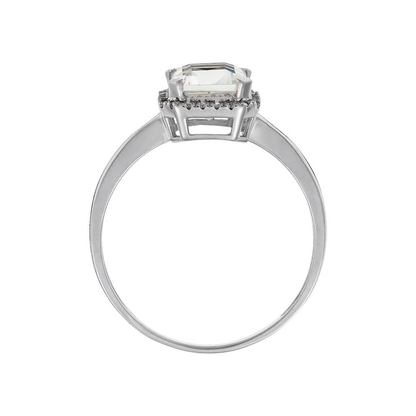 Bague "Maestromantique" D0,08/26 & Tb 2,02/1 - Or Blanc 375/1000