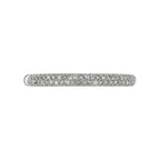 Ring "Alliance Foch" diamanter 0,15/50 - Vitt guld 375/1000