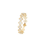 Sortija "Alicante" Diamantes 0.14/13 - Oro Amarillo 375/1000
