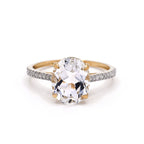"Héra" Ring D0.313/18 & White Topaz 0.90/1
